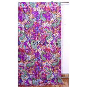 Colcha Kantha Vintage Hecha a Mano - Colcha India al por Mayor - Colcha Reversible de Algodón Orgánico para Uso en Hoteles y Hogares - Product Image 2