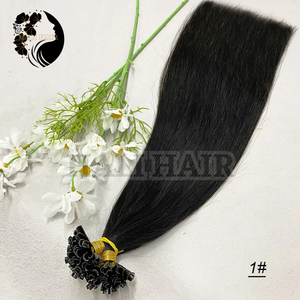 Vietnamita 100g U-Tip Keratin Remy Single Weft Alta calidad Todo-Color teñido Blanqueamiento Permanente Super Double Drawn Extensiones humanas - Product Image 2