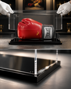 Acrylic <b>Display</b> Box <b>Boxing</b> <b>Glove</b> Design Modern Advertising Customized Dust-Proof Moisture-Proof Storage Super Mall Sport - Product Image 4