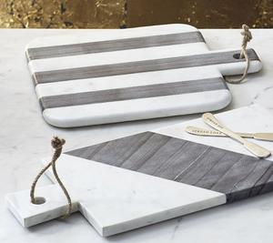 Planche à découper en marbre de qualité supérieure, conçue pour la cuisine moderne et le service - Product Image 1