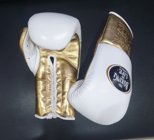 Guantes de Boxeo MMA Personalizados, Sin Boxeo No Hay Vida, Cuero Vacuno, con Cordones, para Entrenamiento y Sparring, OEM - Product Image 2