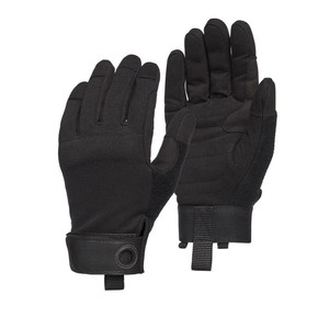 Gants à doigts entiers unisexes pour l'extérieur, antidérapants, en polyester, avec fermeture à crochets et boucles, gris noir - Product Image 4