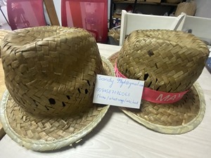 Boho Premium Handmade Raffia <b>Straw</b> <b>Hat</b> Wide Brim Travel Beach <b>Hat</b> Unisex Adult Red Ribbon Embroidery - Product Image 2