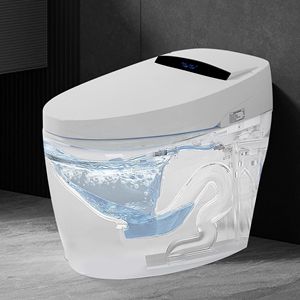 Inodoro Inteligente Moderno de Una Pieza con Bidé, Tapa de Apertura/Cierre Automático, Asiento con Calefacción, Control por Voz y Espuma - Product Image 4