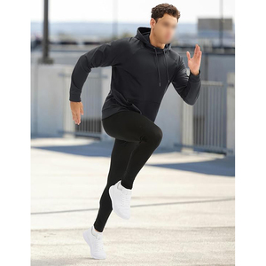 Sudadera Deportiva para Hombre, Corte Atlético, Mezcla de Poliéster y Algodón, Ligera, para Correr, Gimnasio y Entrenamiento - Product Image 4