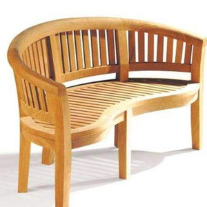 Banc de jardin en promotion, pour deux personnes, en teck écologique et durable, idéal pour l'extérieur. - Product Image 4