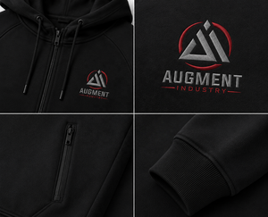 Custom <b>Men</b> <b>Zip</b> <b>Up</b> Hoodie <b>Fleece</b> Sweatshirt Hooded Jacket with Zipper Pockets Long Sleeve OEM Wholesale - Product Image 3