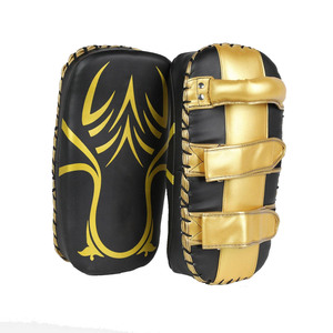 Best Quality Boxing Training <b>Kick</b> Pads <b>Kick</b> Boxing Strike Curved Arm Pad MMA Focus Muay Thai Punch <b>Shield</b> Kicking Pads - Product Image 3