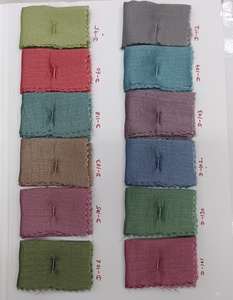 Tela de poliéster Vichitra Silk Plain Print, ligera, 60GSM, tejida, en stock, para confección de ropa, kurti, vestido, sari, para mujeres y niñas. - Product Image 2