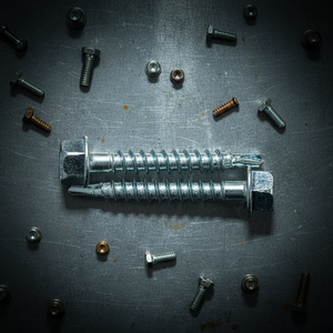 สกรูเจาะยึดหัวหกเหลี่ยม PDC / สกรูเกลียวปล่อยชุบสังกะสี คลาส 4.8 6.8 เหล็กกล้าคาร์บอน เกลียวหยาบ นิ้ว สำหรับงานโลหะ - Product Image 1