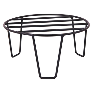 Supports ronds en métal de couleur noire, robustes, pour pot de plante, pot de fleurs, support rond pour jardinière, décoration intérieure et extérieure - Product Image 1