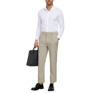 Pantalon de golf extensible coupe droite pour homme, personnalisable avec logo, séchage rapide, respirant, performance, décontracté, confortable, coupe droite pour l'athlétisme - Product Image 4