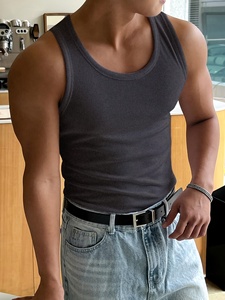 Camiseta sin Mangas para Hombre, Camiseta Deportiva de Alto Rendimiento, Ropa Deportiva para Gimnasio, Ejercicio Físico, Secado Rápido, Chaleco Atlético de Verano - Product Image 1
