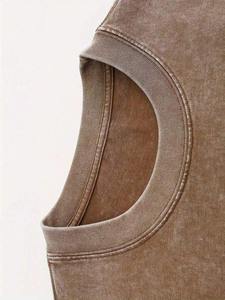 Haute Qualité 2026 Meilleures Ventes Rétro Vintage Lavage à l'Acide Effet Délavé Doux pour Usage Quotidien Fournisseur Direct d'Usine du Bangladesh - Product Image 3