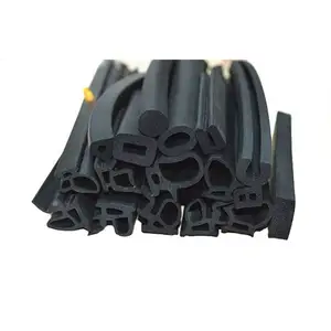 사용자 정의 모양 압출 실리콘 PVC TPV EPDM 고무 스트립 씰 압출 고무 씰