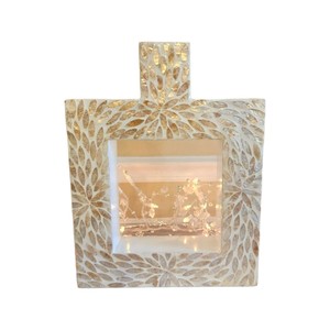 Recipiente Decorativo Artesanal con Mosaico de Conchas - Product Image 1