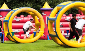 Roue de course gonflable de qualité commerciale pour hamsters - Activité événementielle compétitive, sûre et inoubliable - Product Image 3