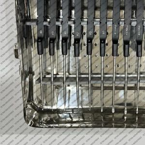 Hot Selling 14 PCS Codmann Microdiscectomy Karlin Cervical Curettes Set with Sterilization Tray Spine Surgical <b>Instrument</b> Set CE - Product Image 3