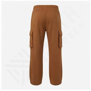 Pantalones Cargo para mujer con logotipo personalizado al por mayor, ropa de calle deportiva para correr, pantalones de pierna ancha rectos con cordón para mujer, multibolsillos para invierno - Product Image 3