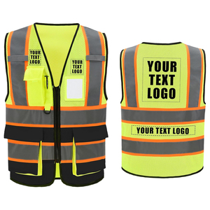 High Quality Workwear <b>Uniforms</b> Safety Vest Lightweight Reflective <b>Construction</b> Safety Vest Supplier Wholesale - Product Image 1