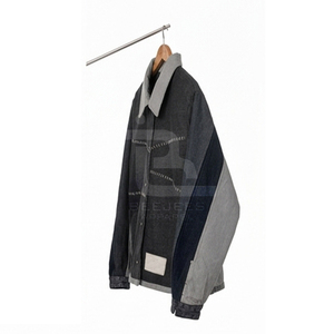 Chaqueta Vaquera Unisex con Cuello Camisero, Cierre de Botones, Estilo Workwear Lavado, Color Sólido, Corte Regular, Vintage, Resistente al Viento - Product Image 6