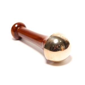 Masajeador Facial de Madera Kansa Antiguo, Varita de Madera Kansa Moderna para el Cuidado de la Piel, Herramienta de Masaje Ayurvédica Kansa Pulida - Product Image 6