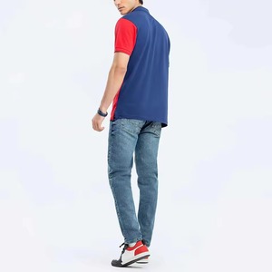 Polo pour hommes de qualité supérieure à double panneau, personnalisable avec logo brodé, design uni, pour le golf et le sport, vente en gros, toile économique - Product Image 6