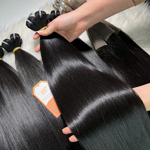 Vente en gros d'extensions de cheveux vierges bruts 100% trame Styles droits et soyeux perruques 26-28 pouces du Vietnam - Product Image 1