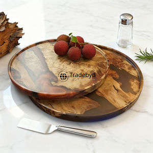 Bandeja Rectangular de Resina Hecha a Mano de Lujo, Pulida, con Patrón Personalizado para Decoración Elegante del Hogar, Venta al Por Mayor - Product Image 5