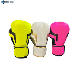 Guantes de Boxeo de Piel Sintética con Logotipo Personalizado, Guantes de Entrenamiento Unisex con Soporte de Velcro para la Muñeca - Product Image 2