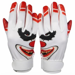 Guantes con diseño de telaraña, color negro, rojo y blanco, tejido de punto, cierre de gancho y bucle, a la moda, unisex, para adultos, entretenimiento - Product Image 2