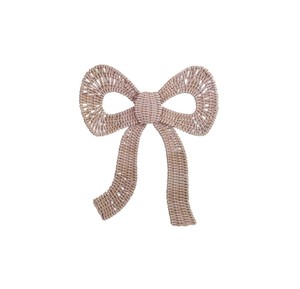 Adorno rústico de ratán en forma de lazo, tejido a mano, decorativo para niños, fibra vegetal sostenible para la habitación infantil, colgante estético. - Product Image 4