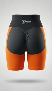 Women's High Waist Breathable Streetwear <b>Gym</b> Workout <b>Shorts</b> for Butt Lift Yoga Fitness <b>Seamless</b> Premium Nylon/Cotton - Product Image 5