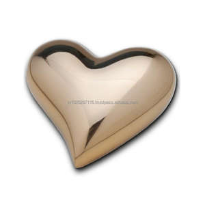 Urnas de corazón de metal Premium de estructura única con superficie duradera y forma simbólica para el Recuerdo espiritual y la paz - Product Image 3