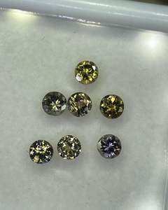 Piedra de tanzanita redonda de 4 mm con corte brillante sin calentar. Lote de tanzanitas redondas. - Product Image 4