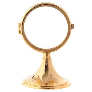 Monstranza de Latón Estilo Europeo, Monstranza de Latón Pulido, Monstranza Sagrada para la Adoración y Decoración de la Iglesia Católica - Product Image 4