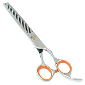 Nouveau modèle de ciseaux de coiffure Sharp Beauty avec manche en acier inoxydable, anneau de pouce mobile confortable, ciseaux de salon de coiffure - Product Image 2