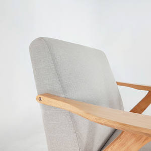 Silla Mecedora de Madera de Teca Sólida de Alta Calidad para Resorts, Muebles Comerciales para Hostelería, para el Desarrollo de Villas de Lujo - Product Image 6