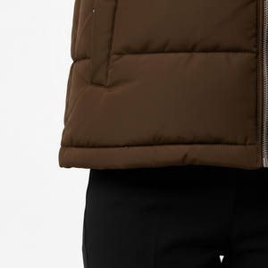 Chaleco Acolchado sin Mangas para Mujer, Chaqueta de Invierno, Marca Personalizada, Fábrica de Ropa OEM - Product Image 6