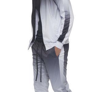 Conjunto Deportivo de 2 Piezas para Hombre, Pantalón y Chaqueta con Degradado de Color Ombre, Cuello Alto, Nuevo Modelo 2026, Venta al Por Mayor Personalizada - Product Image 5