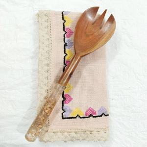 Handcrafted <b>Wooden</b> <b>Cooking</b> Spoon Natural Wood Stirring <b>Utensil</b> Rustic Eco-Friendly Kitchen Tool Spatula Spoon Fork Acacia Wood - Product Image 4