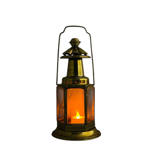 Lámpara de aceite antigua de latón de alta calidad, linterna náutica marítima, lámpara marina decorativa vintage de latón macizo para el hogar a buen precio. - Product Image 1
