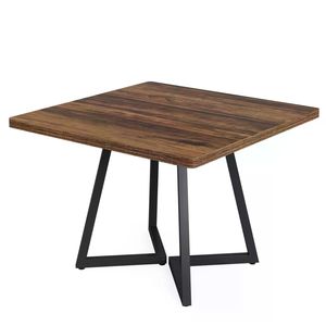 Square Wood Dining <b>Table</b> for 4 for Kitchen Use - Product Image 5