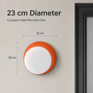 Applique Murale LED Ronde Moderne en Acrylique 15W 23cm CCT Sélectionnable en Fer pour Intérieur Décoratif Chambre Couloir Salon - Product Image 3