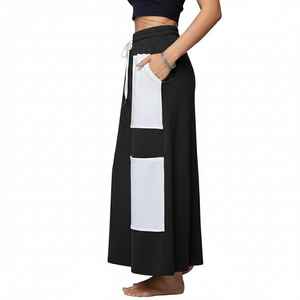 Conjuntos de Falda de Algodón de Alta Calidad para Mujer, Corte Holgado, Cintura Baja, Falda 2026 con 4 Bolsillos - Product Image 3