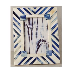 Marco de fotos con incrustaciones Bon naturales de MDF de alta calidad para exhibición en sala de estar Precio al por mayor en India - Product Image 1