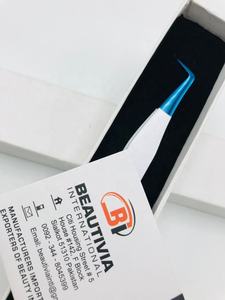 Pinzas de extensión de pestañas de acero inoxidable sostenibles con revestimiento de Color personalizado profesional de alta calidad probadas a mano y al por mayor - Product Image 2