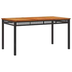 Ensemble de salle à manger de jardin noir et blanc crème - Product Image 6