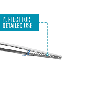 Pince à dents chirurgicale de précision en acier inoxydable à pointe dentée pour la manipulation des instruments dentaires - Product Image 3