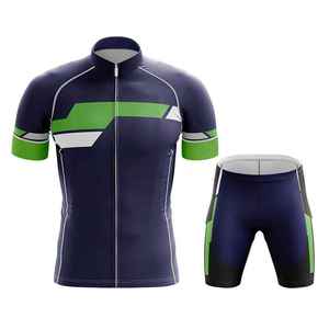 Solid Traders Anti Bacterial UV Protection Breathable Windproof 100% Polyester Cycling Uniform For Men - Product Image 2